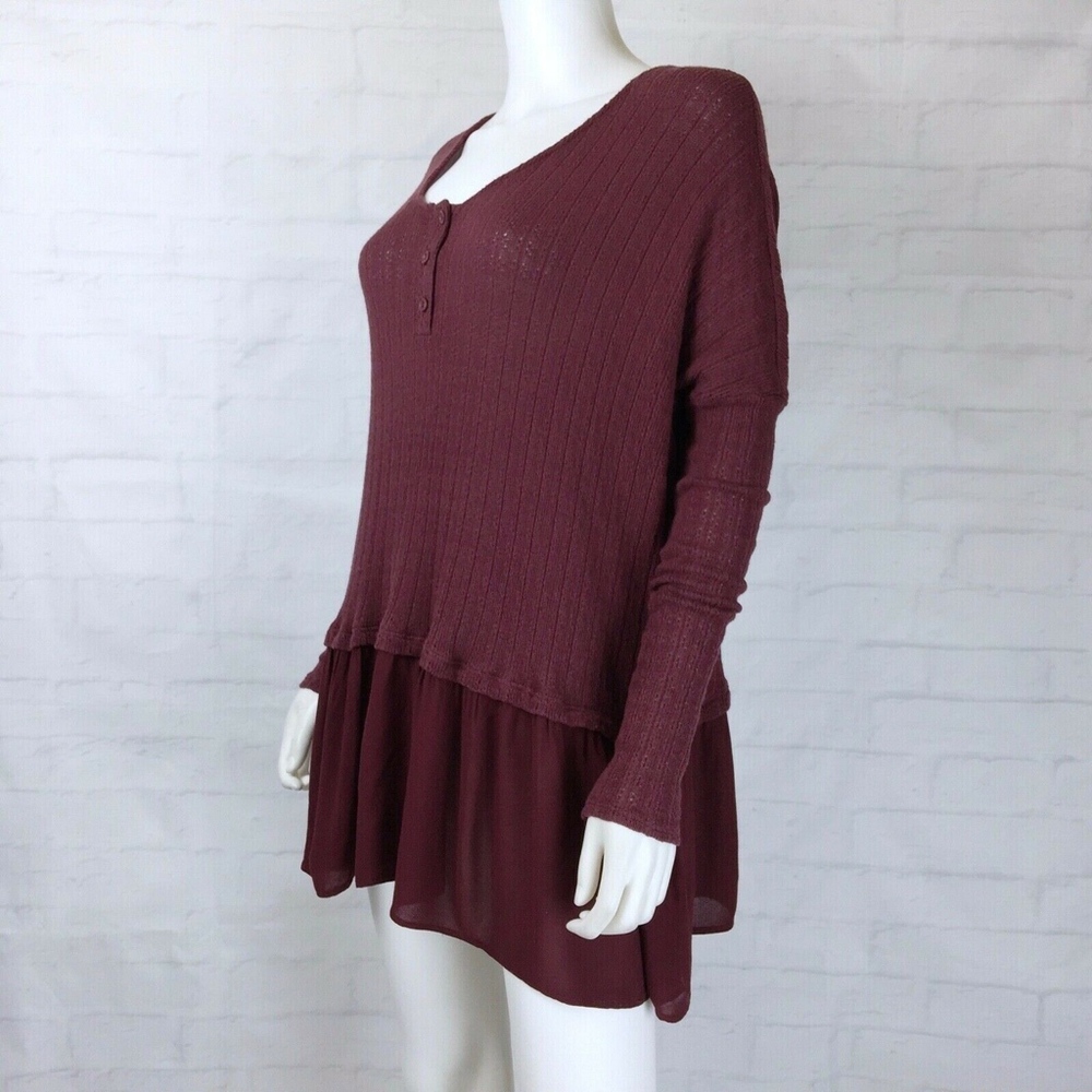 Kimchi Blue Urban Outfitters Oversized Peplum Top
